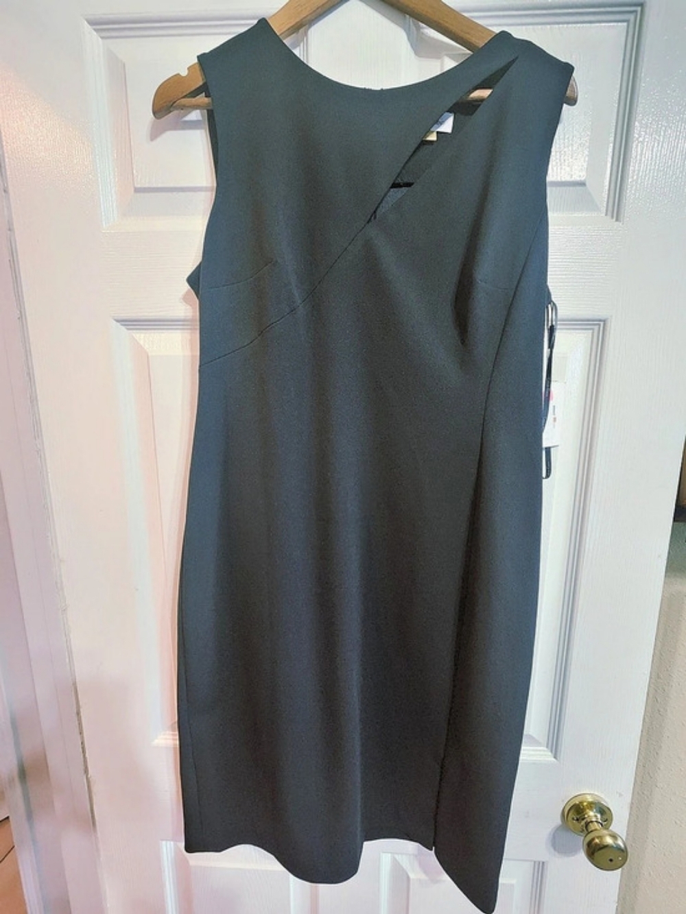 Calvin Klein Sleeveless Black Dress Size 12